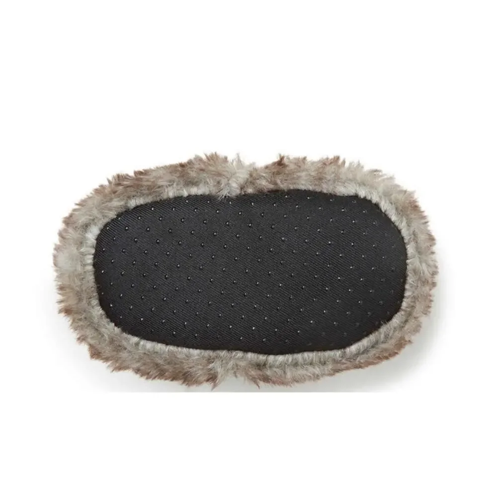 Dearforms Baby Bear Brown Frost Slippers size 9-12 months